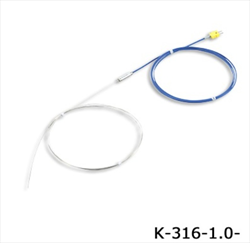 Cảm biến cặp nhiệt điện vỏ bọc K (thép không gỉ (SUS316)) (φ1.0 x 1000mm, 650oC) AS ONE 3-5393-01 K-316-1.0-1000